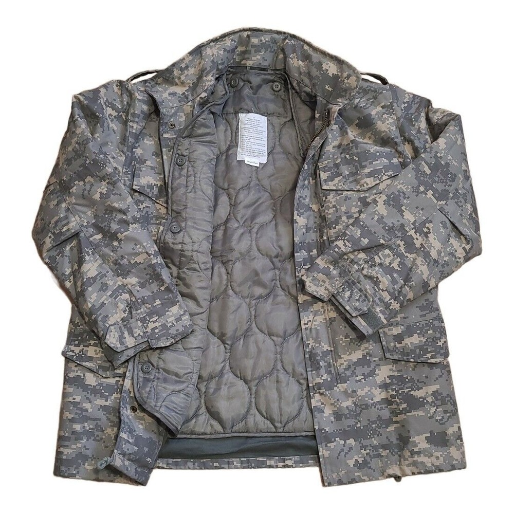 Fox Outdoor Field Camo Jacket w/ Liner Pockets Coat Size Medium